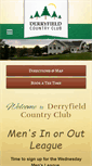 Mobile Screenshot of derryfieldgolf.com